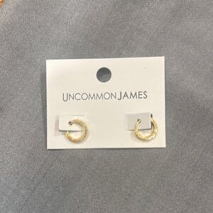 Uncommon James Gold Hoop Earrings